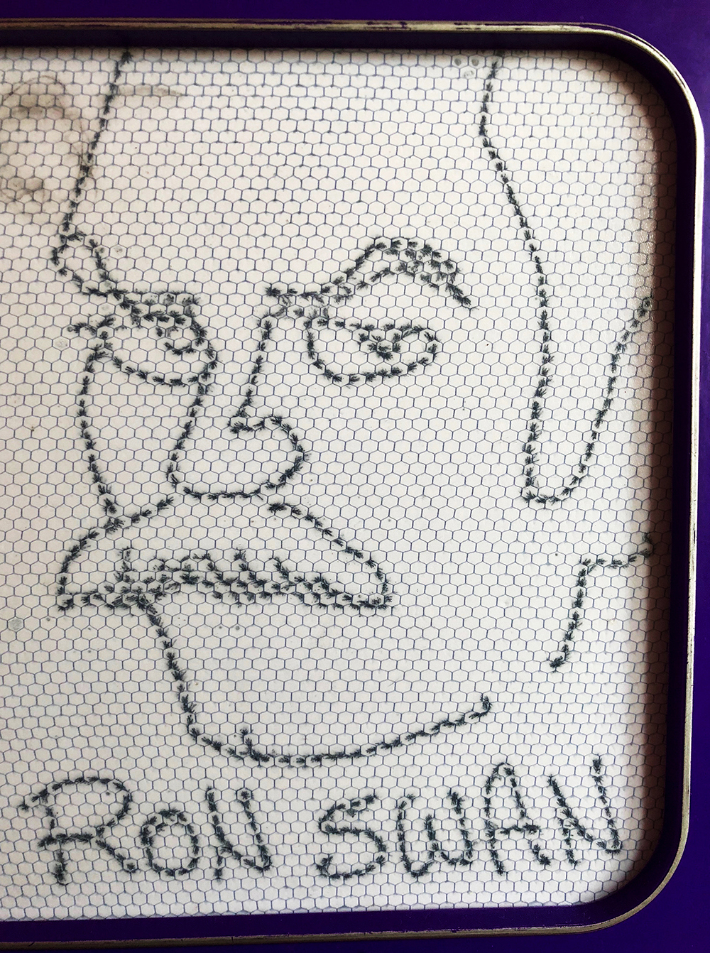 Caricature of Ron Swanson by Jesse Baggs.